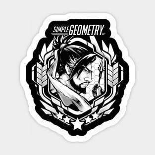 Hanzo "Simple Geometry" Sticker